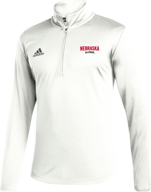 Nebraska Adidas Under The Lights 1/4 Zip Nebraska Alumni - ONLINE ONLY