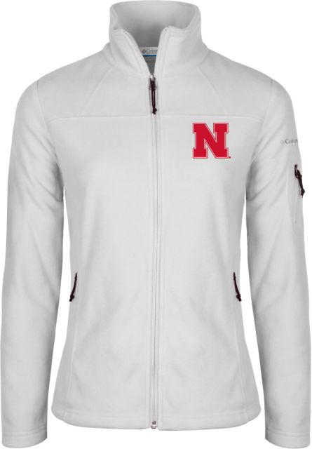 Nebraska Columbia Womens Full Zip Fleece Jacket University of Nebraska Primary Mark - ONLINE ONLY