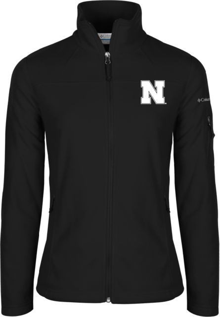 Nebraska Columbia Womens Full Zip Fleece Jacket University of Nebraska Primary Mark - ONLINE ONLY