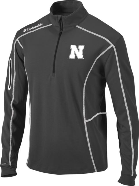 Nebraska Columbia Omni Wick Shotgun 1/4 Zip University of Nebraska Primary Mark - ONLINE ONLY