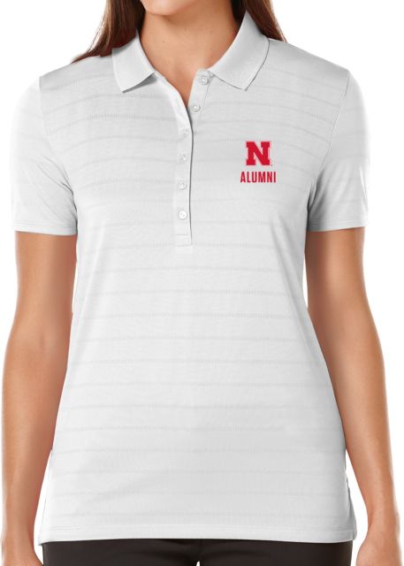 Nebraska Womens Callaway Opti Vent Polo N Alumni Flat - ONLINE ONLY