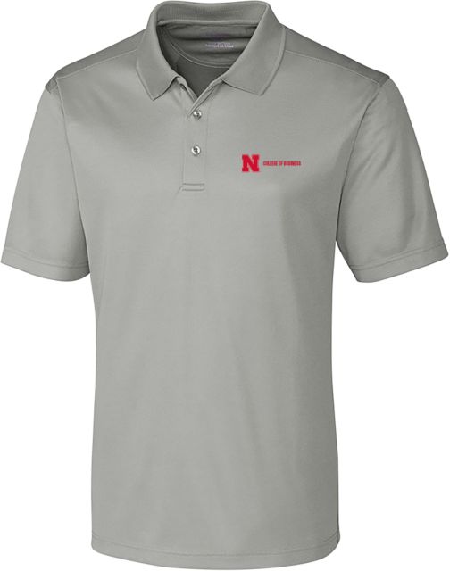 Nebraska Clique Ice Pique Polo N College of Business Flat - ONLINE ONLY