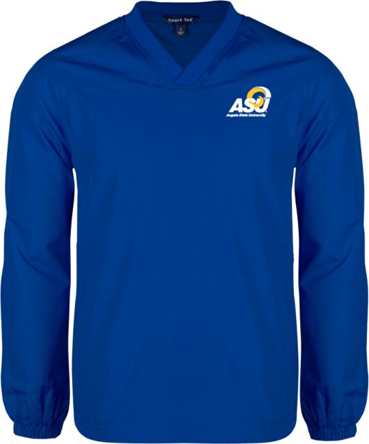 Angelo State V Neck Raglan Windshirt Primary Mark - ONLINE ONLY
