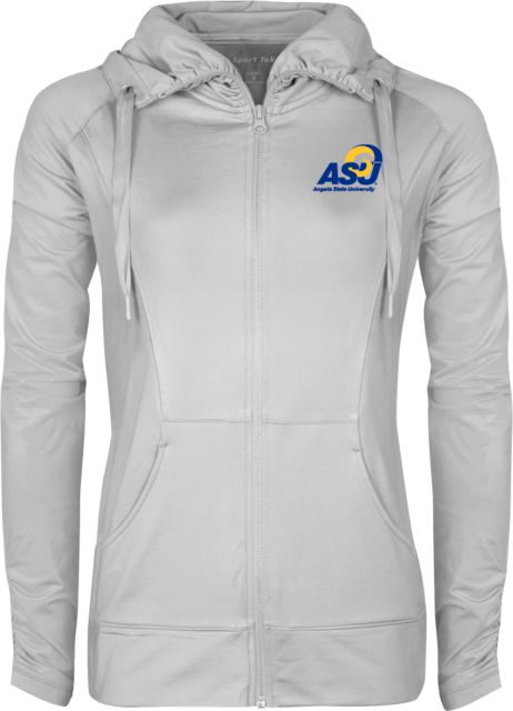 Angelo State Ladies Sport Wick Stretch Full Zip Jacket Primary Mark - ONLINE ONLY