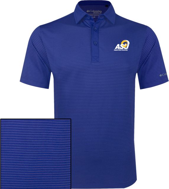 Angelo State Columbia Omni Wick Sunday Golf Polo Primary Mark - ONLINE ONLY