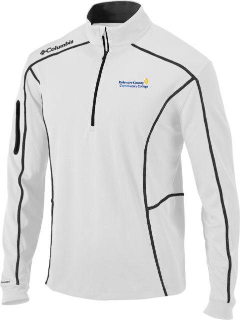 Delaware CC Columbia Omni Wick Shotgun 1/4 Zip Delaware County Community College Primary Mark - ONLINE ONLY