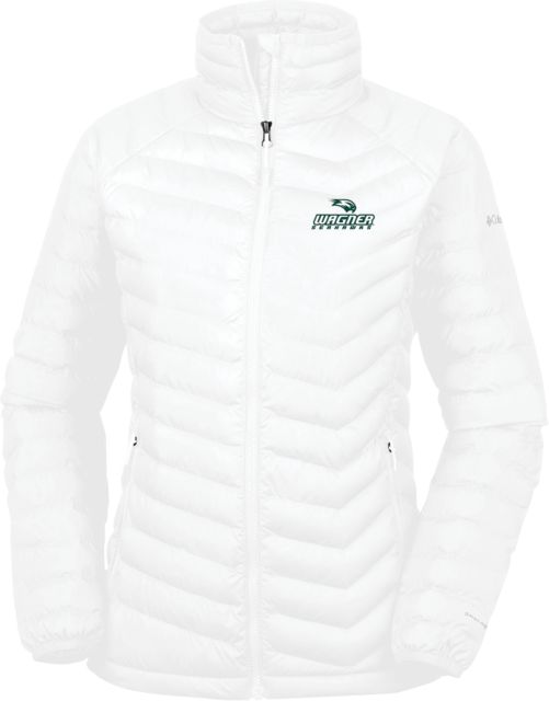 Wagner College Columbia Powder Lite Ladies Jacket Wagner Seahawks Logo - ONLINE ONLY
