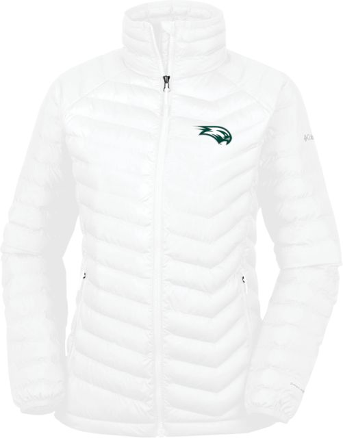 Wagner College Columbia Powder Lite Ladies Jacket Seahawk Head - ONLINE ONLY