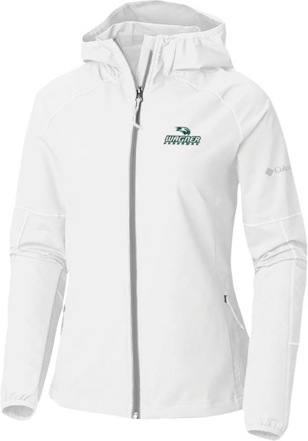 Wagner College Columbia Ladies Sweet As Ivory Hooded Jacket Wagner Seahawks Logo - ONLINE ONLY