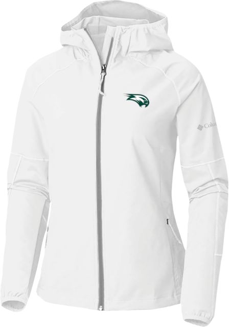 Wagner College Columbia Ladies Sweet As Ivory Hooded Jacket Seahawk Head - ONLINE ONLY