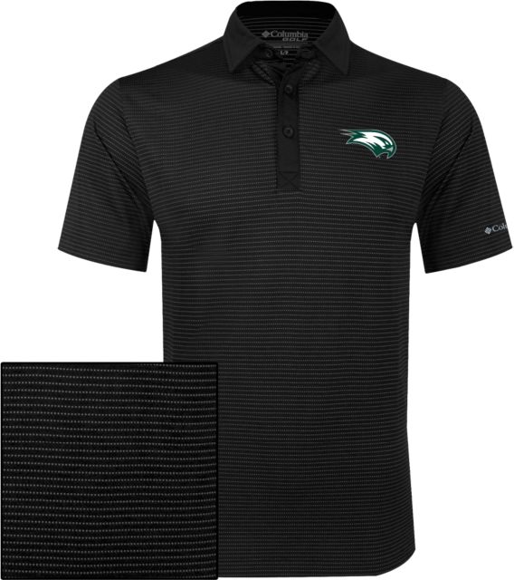 Wagner College Columbia Omni Wick Sunday Golf Polo Seahawk Head - ONLINE ONLY