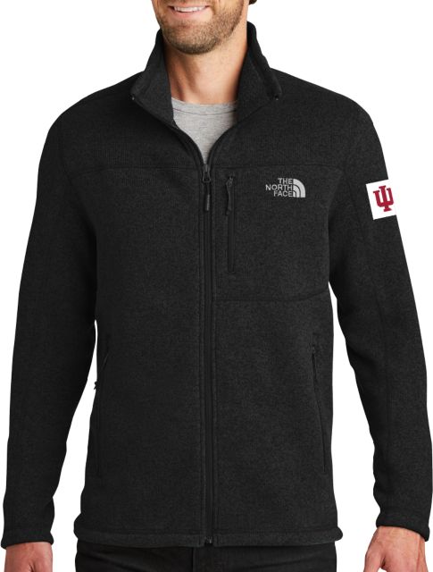 Indiana The North Face Heather Fleece Jacket Indiana University IU Trident  Tab - ONLINE ONLY