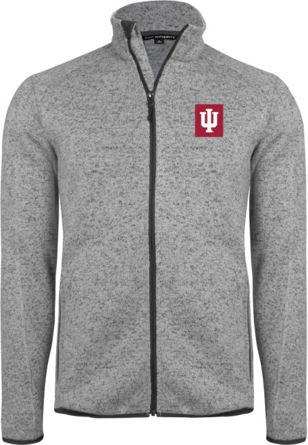 Indiana Sweater Fleece Heather Jacket Indiana University  IU Trident - ONLINE ONLY