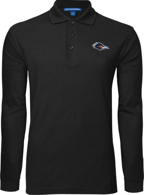 UTSA Long Sleeve Polo UTSA Roadrunner Head EMB - ONLINE ONLY