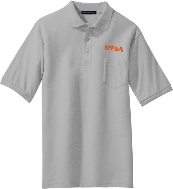 University of Texas San Antonio Utsa Columbia Tamiami Performance Short Sleeve Shirt Utsa Primary Mark Emb | Navy | 2XLarge