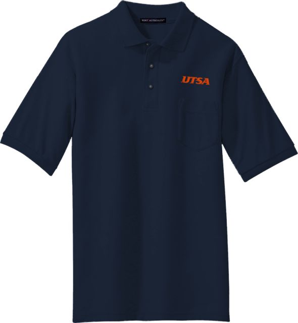 UTSA Silk Touch Polo w/ Pocket UTSA EMB - ONLINE ONLY