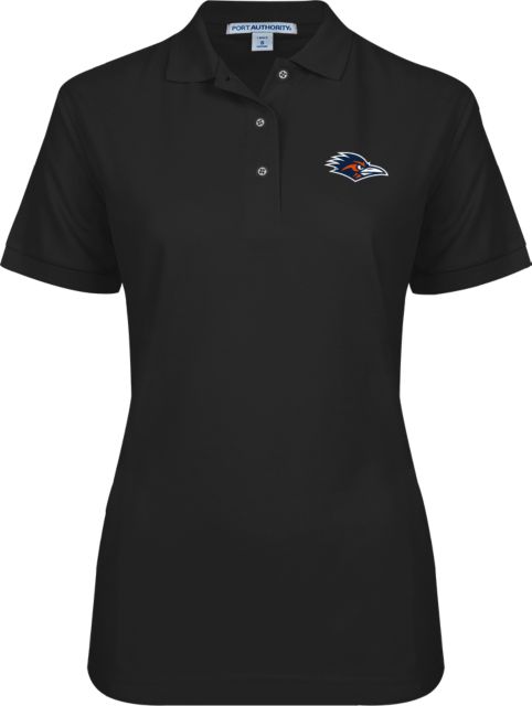 UTSA Ladies Easycare Pique Polo UTSA Roadrunner Head EMB - ONLINE ONLY