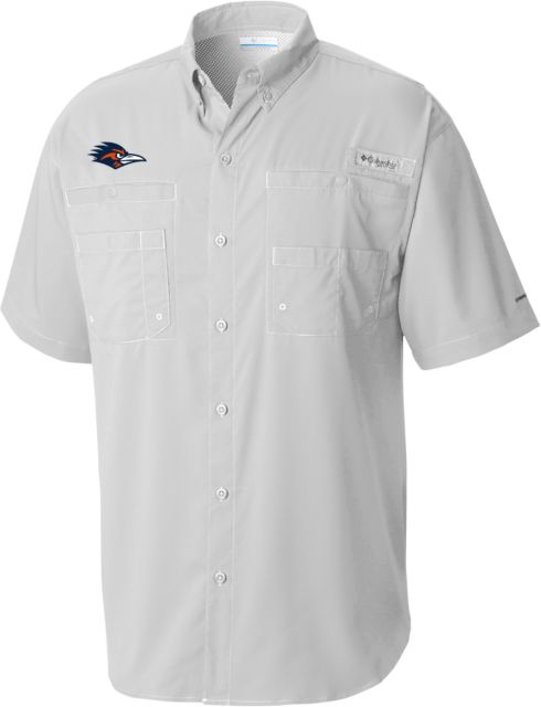 Columbia Sportswear - Fishing Shirt - Tamiami - Primary Logo - Navy Large