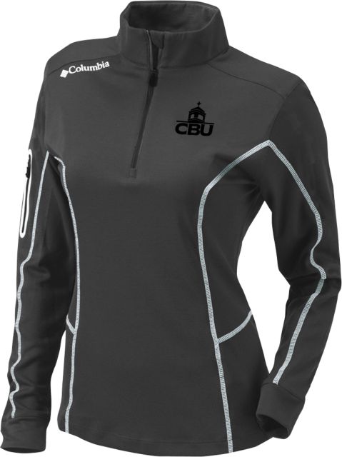 Christian Brothers Columbia Womens Omni Wick Shotgun 1/4 Zip CBU Logo - ONLINE ONLY