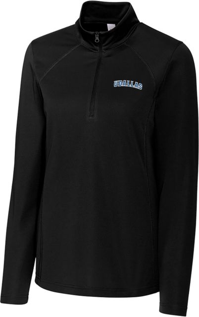 Univ of Dallas C&B Womens Clique Ice Pique Half Zip Arched UDallas - ONLINE ONLY