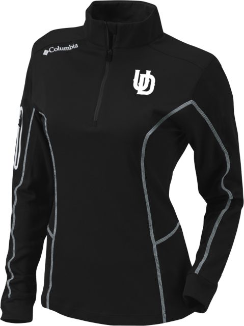 Univ of Dallas Columbia Womens Omni Wick Shotgun 1/4 Zip University of Dallas UD - ONLINE ONLY