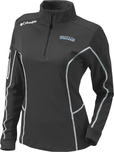 Univ of Dallas Columbia Womens Omni Wick Shotgun 1/4 Zip Arched UDallas - ONLINE ONLY