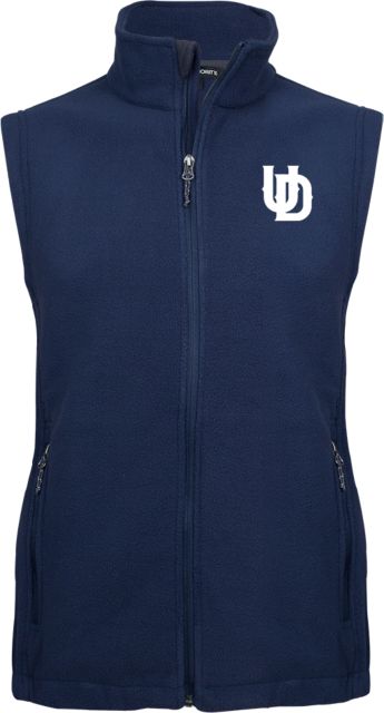 Univ of Dallas Fleece Full Zip Vest University of Dallas UD - ONLINE ONLY