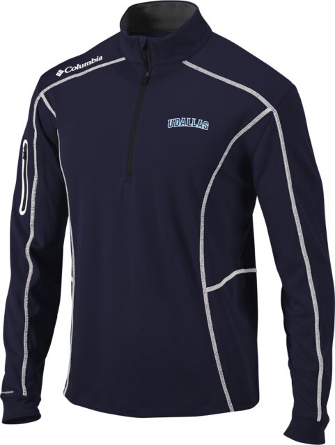 Univ of Dallas Columbia Omni Wick Shotgun 1/4 Zip Arched UDallas - ONLINE ONLY