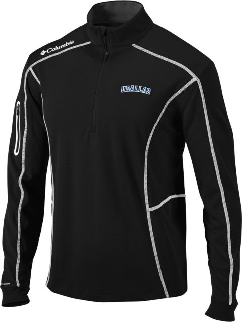 Univ of Dallas Columbia Omni Wick Shotgun 1/4 Zip Arched UDallas - ONLINE ONLY