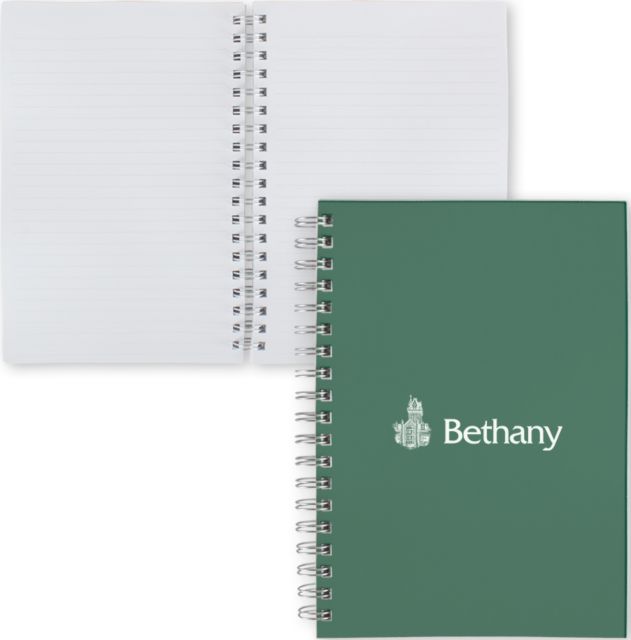 Bethany WV Clear 7 x 10 Spiral Journal Notebook Bethany Horizontal - ONLINE ONLY