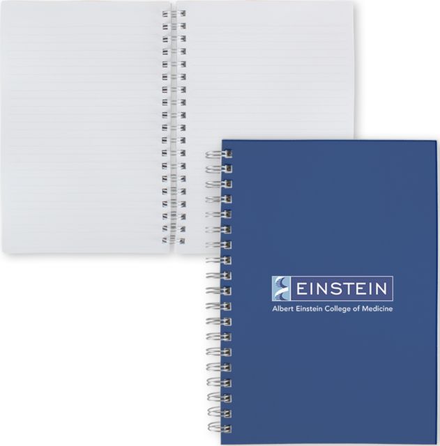 Albert Einstein Clear 7 x 10 Spiral Journal Notebook Einstein Logo - ONLINE ONLY