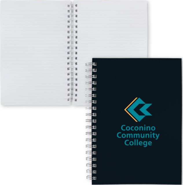 Conconino Clear 7 x 10 Spiral Journal Notebook Coconino Community College - Primary Mark - ONLINE ONLY