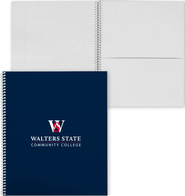 Walter State College Spiral Notebook w/Clear Coil Official Artwork - ONLINE ONLY