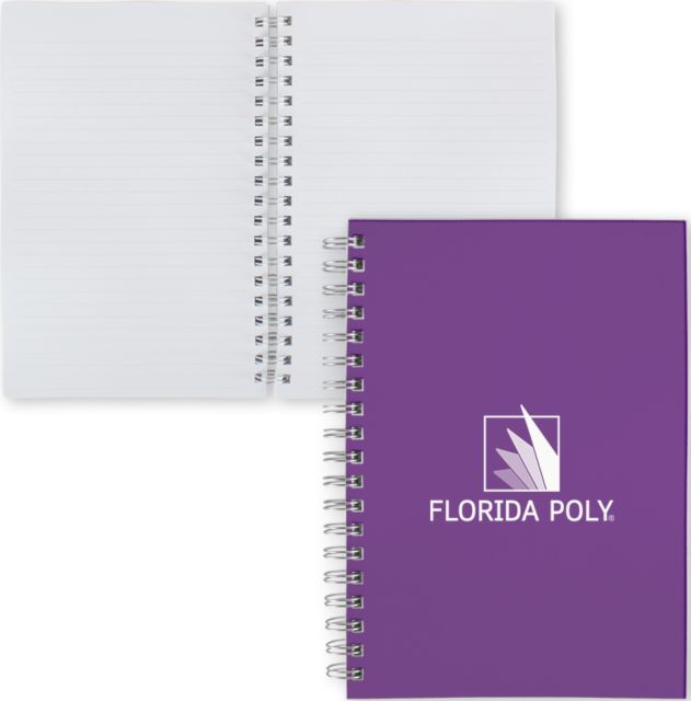 Florida Poly Univ Clear 7 x 10 Spiral Journal Notebook Florida Poly - ONLINE ONLY