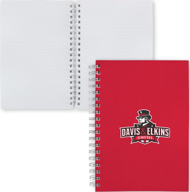 Davis & Elkins Clear 7 x 10 Spiral Journal Notebook Primary Mark - ONLINE ONLY