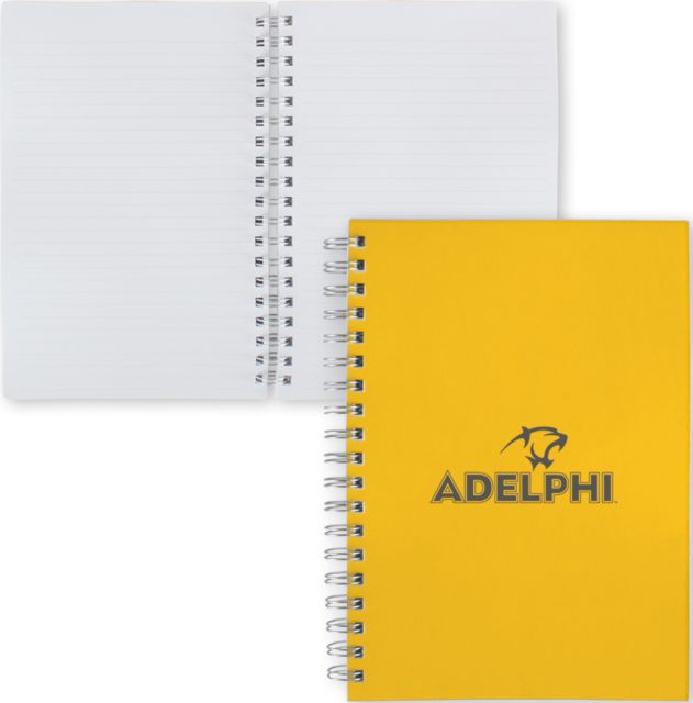 Adelphi Clear 7 x 10 Spiral Journal Notebook Adelphi with Panther Head - ONLINE ONLY