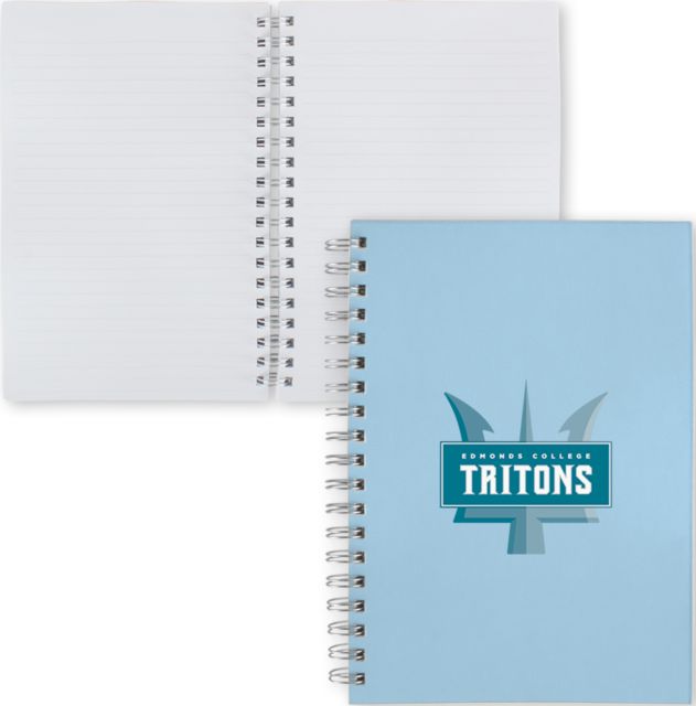 Edmonds College Clear 7 x 10 Spiral Journal Notebook Edmonds College Athletic Mark - ONLINE ONLY
