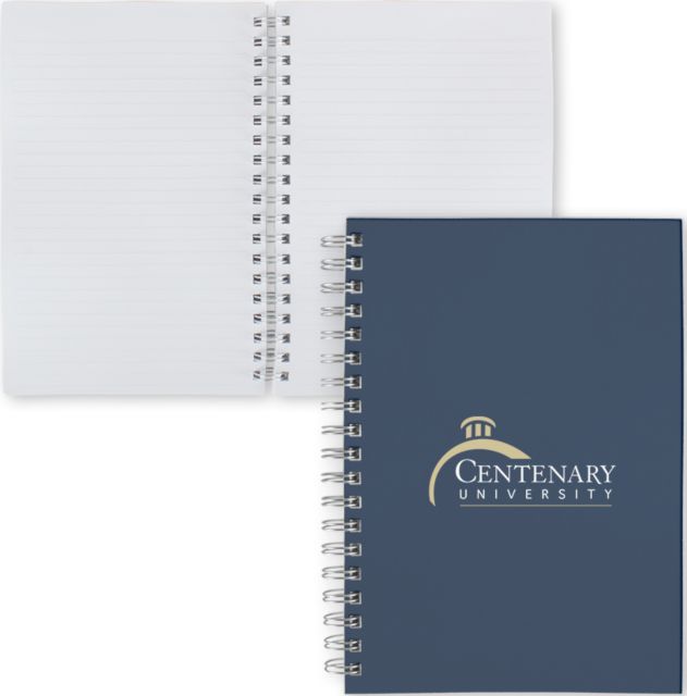 Centenary Univ Clear 7 x 10 Spiral Journal Notebook Centenary University Logo - ONLINE ONLY