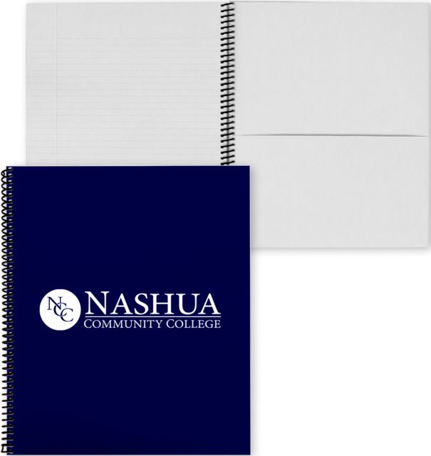 Nashua CC College Spiral Notebook w/Black Coil Nashua Community College - ONLINE ONLY
