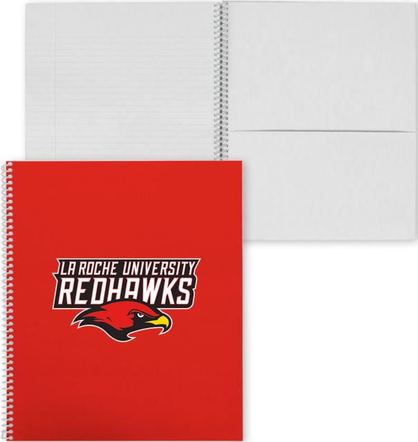 La Roche College Spiral Notebook w/Clear Coil La Roche University Redhawks - ONLINE ONLY