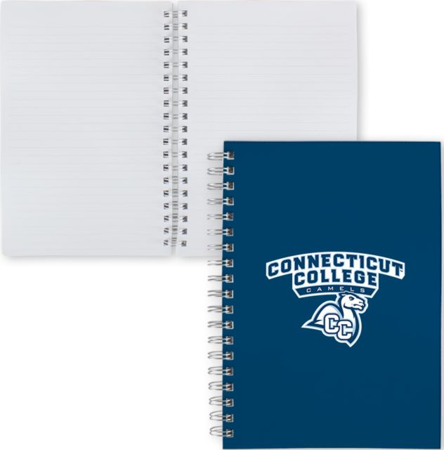 Connecticut College Clear 7 x 10 Spiral Journal Notebook Primary Mark - ONLINE ONLY