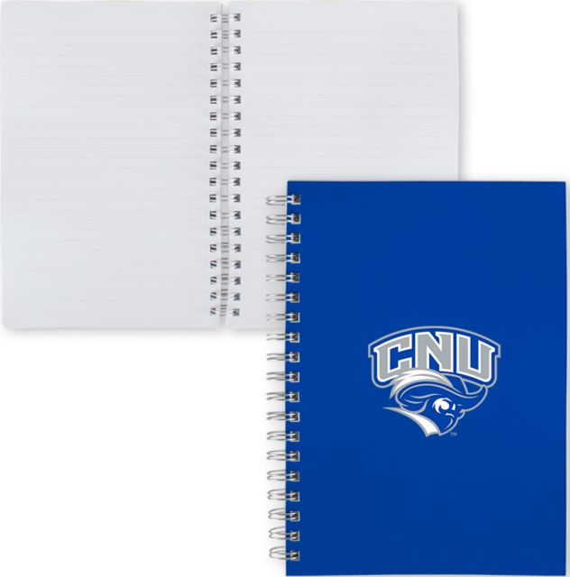 Christopher Newport Clear 7 x 10 Spiral Journal Notebook Official Logo - ONLINE ONLY