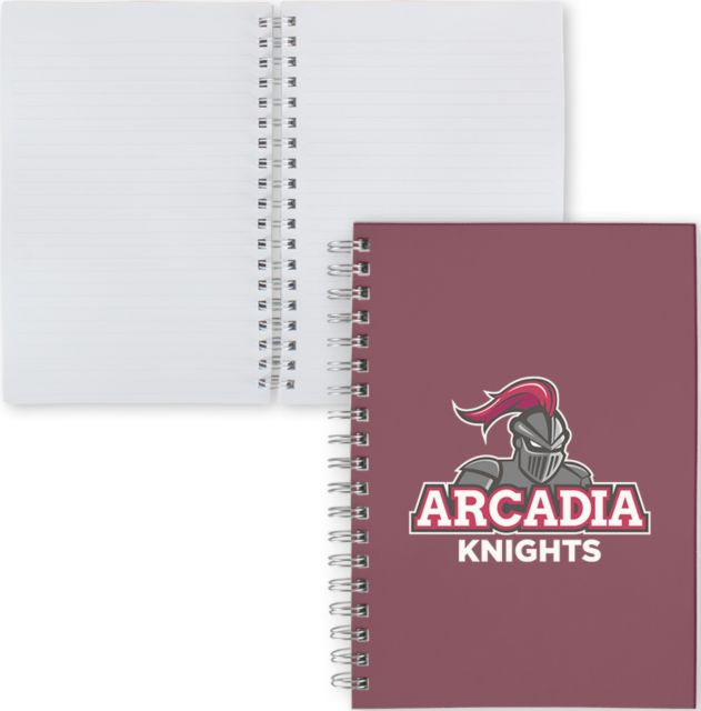 Arcadia Clear 7 x 10 Spiral Journal Notebook Arcadia Knights Stacked - ONLINE ONLY