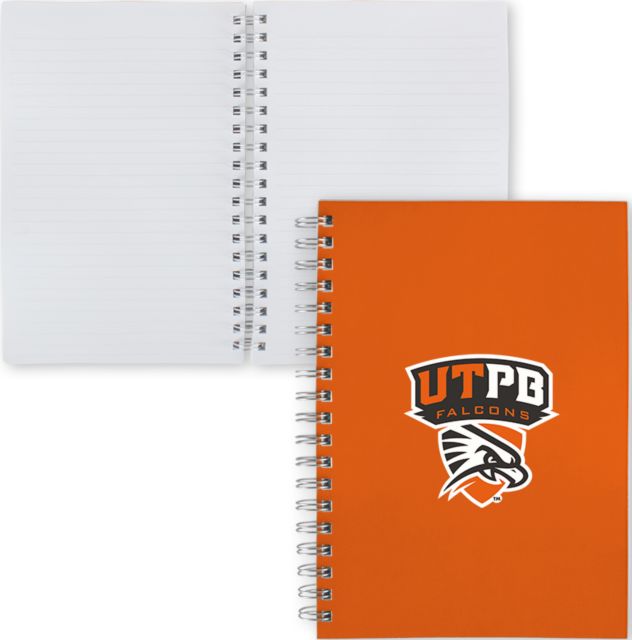 UT Permian Basin Clear 7 x 10 Spiral Journal Notebook Official Logo - ONLINE ONLY