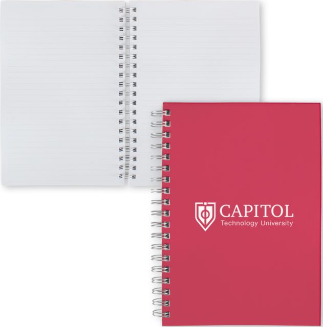 Capitol Technology Clear 7 x 10 Spiral Journal Notebook Primary Mark - ONLINE ONLY