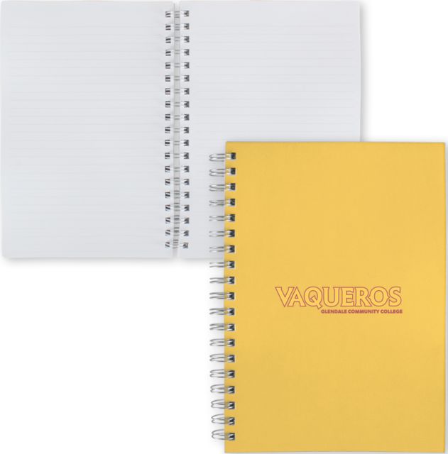 Glendale CC Clear 7 x 10 Spiral Journal Notebook Glendale Community College - ONLINE ONLY