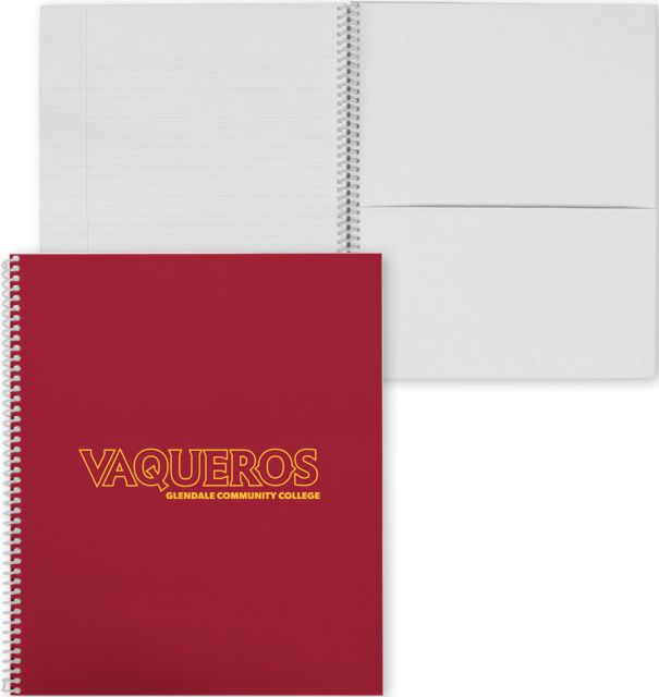 Glendale CC College Spiral Notebook w/Clear Coil Glendale Community College - ONLINE ONLY