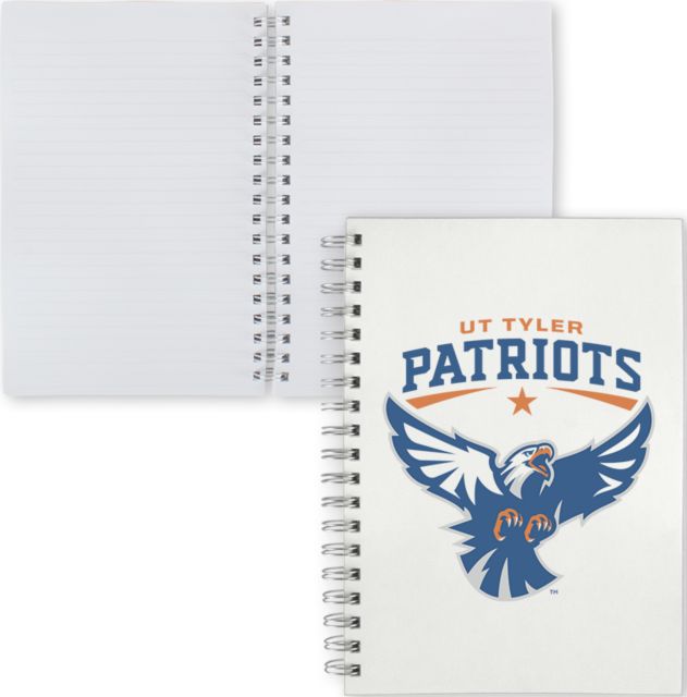 UT Tyler Clear 7 x 10 Spiral Journal Notebook Swoop Patriots - ONLINE ONLY