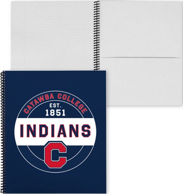 Catawba College Spiral Notebook w/Black Coil Catawba College Est 1851 - ONLINE ONLY