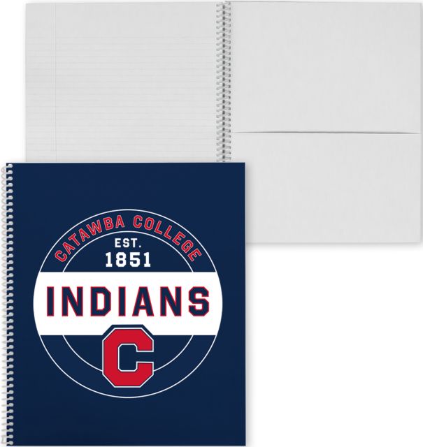 Catawba College Spiral Notebook w/Clear Coil Catawba College Est 1851 - ONLINE ONLY